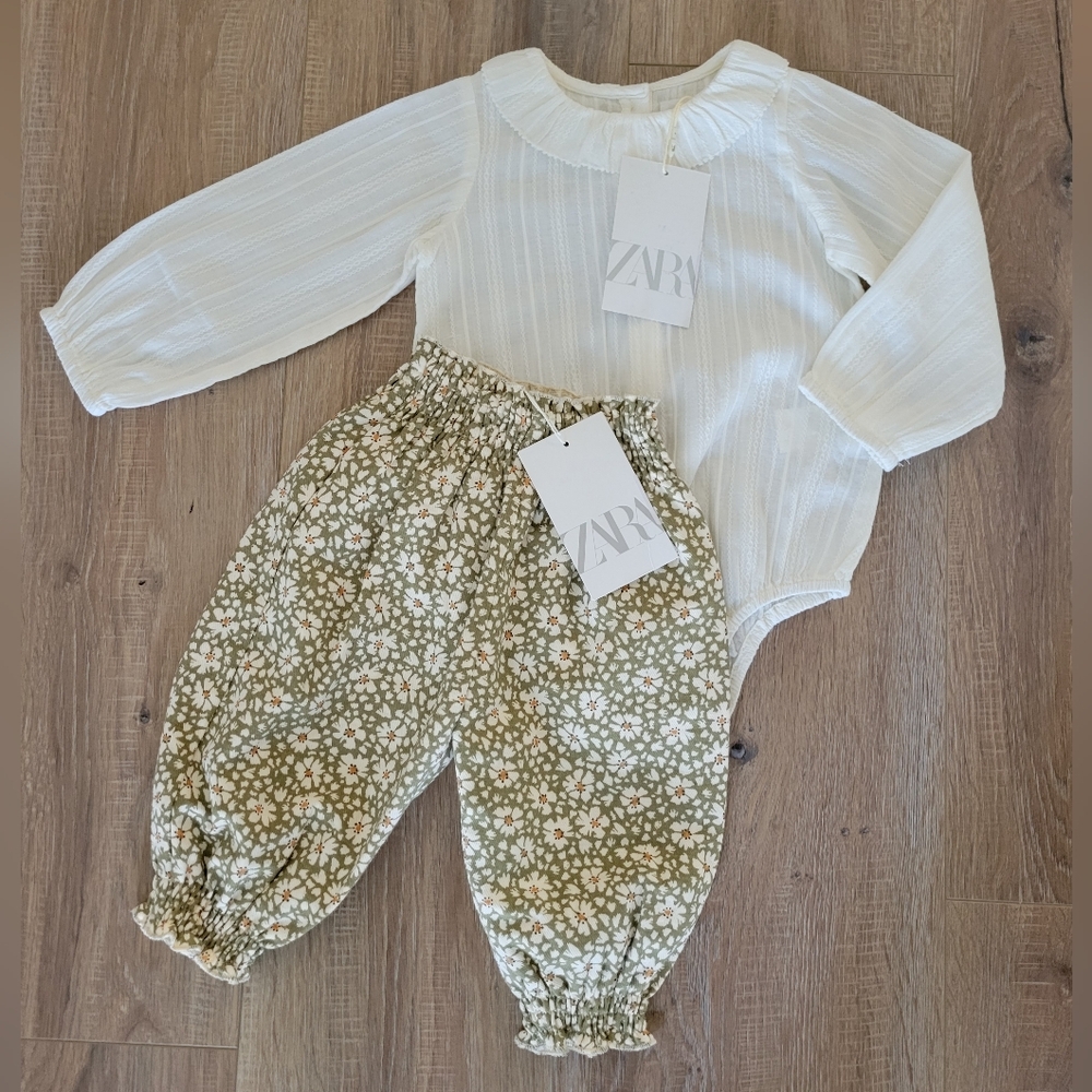 NWT Zara 2 Piece Bundle Size 6-9m